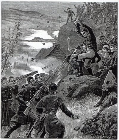 The State of Ireland: The Affray at Belmullet, County Mayo by Aloysius O